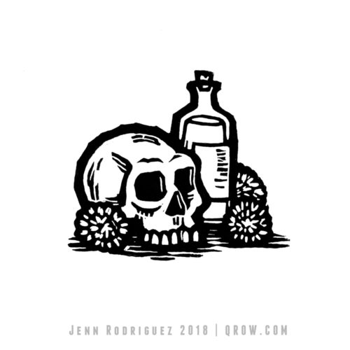 Skull & Bottle